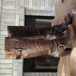 Beautiful Born Leather Brown Boots